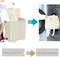 170L Double Laundry Hamper with Lid and Removable Bags, Laundry Basket 2 Section, Double Hampers for Laundry, Large Divided Hamper, Dual Laundry Hamper 2 Section with Handles